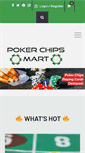 Mobile Screenshot of pokerchipsmart.com